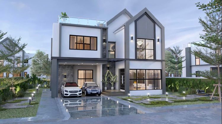 ภาพแบบบ้าน-Wara Pool Villa ชั้นครึ่ง