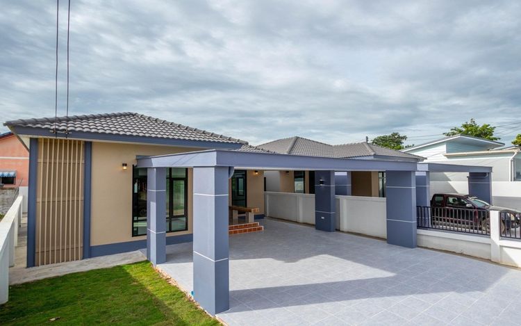 ภาพแบบบ้าน-บ้านเดี่ยว ชั้นเดียว