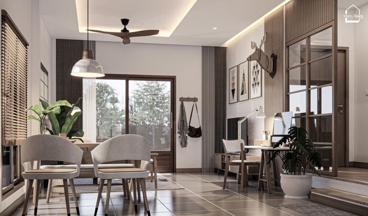 ภาพแบบบ้าน-บ้านเดี่ยว ชั้นเดียว