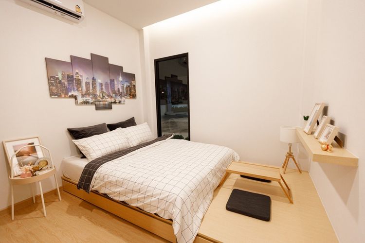 ภาพแบบบ้าน-บ้านแฝดสไตล์บ้านเดี่ยวชั้นเดียว