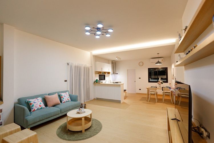 ภาพแบบบ้าน-บ้านแฝดสไตล์บ้านเดี่ยวชั้นเดียว