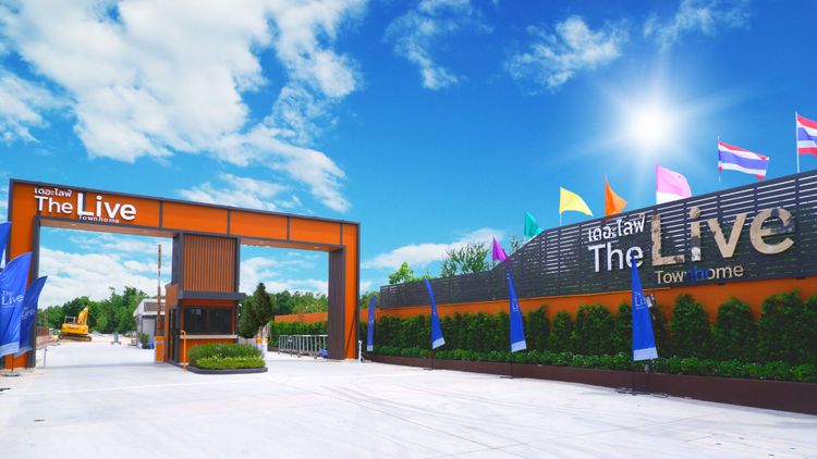 ภาพแบบบ้าน-เดอะไลฟ์ ทาวน์โฮม