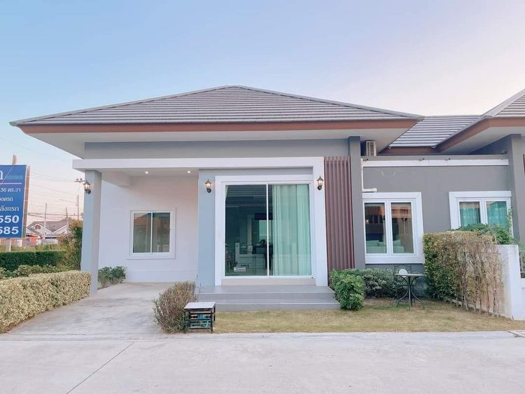 ภาพแบบบ้าน-บ้านแฝดชั้นเดียว