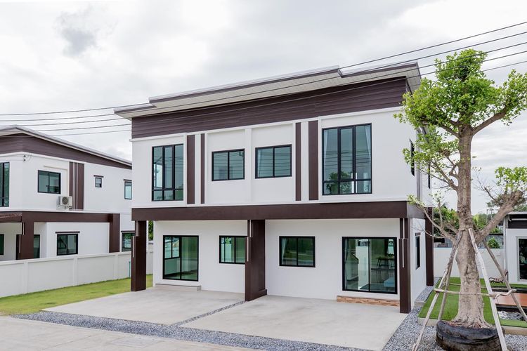 ภาพแบบบ้าน-บ้านแฝดสไตล์บ้านเดี่ยว