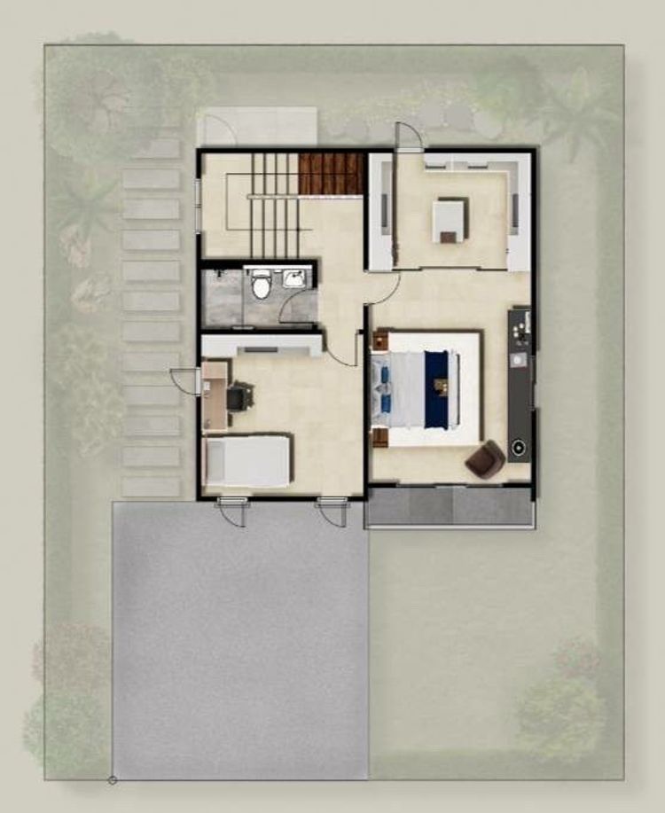 ภาพแบบบ้าน-LA VILLA