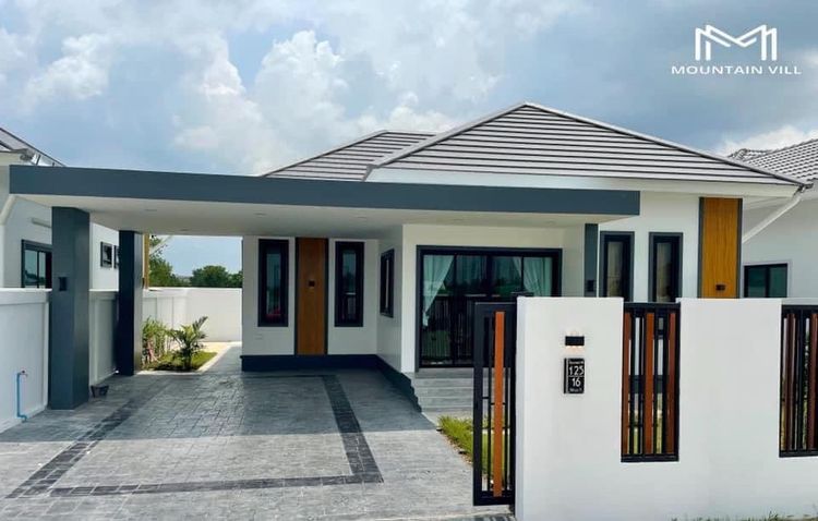 ภาพแบบบ้าน-บ้านเดี่ยวชั้นเดียว