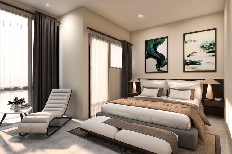 ภาพแบบบ้าน-ทาวโฮมสองชั้น