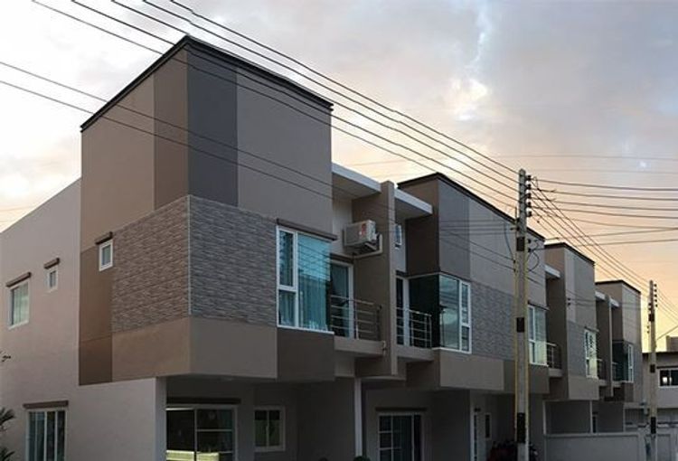 ภาพแบบบ้าน-ทาวน์โฮมสามชั้น