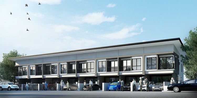 ภาพแบบบ้าน-ทาวน์โฮมสองชั้น