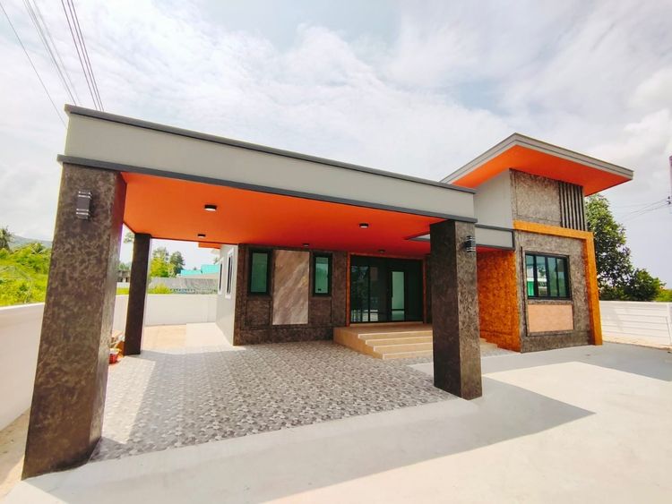 ภาพแบบบ้าน-บ้านเดี่ยวชั้นเดียว