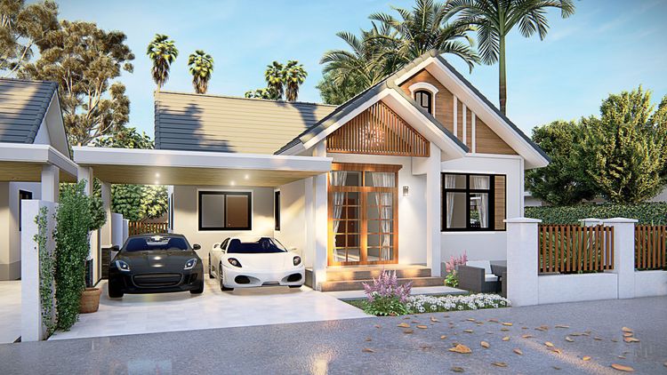 ภาพแบบบ้าน-บ้านเดี่ยว