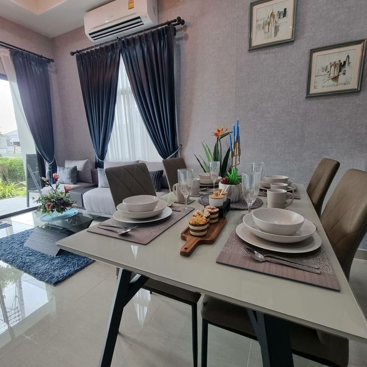 ภาพแบบบ้าน-ทาวน์โฮมสองชั้น