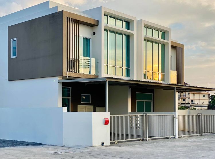 ภาพแบบบ้าน-ทาวน์โฮมสองชั้น