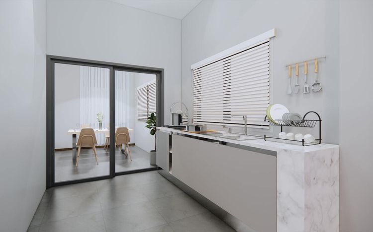 ภาพแบบบ้าน-บ้านเดี่ยว ชั้นเดียว