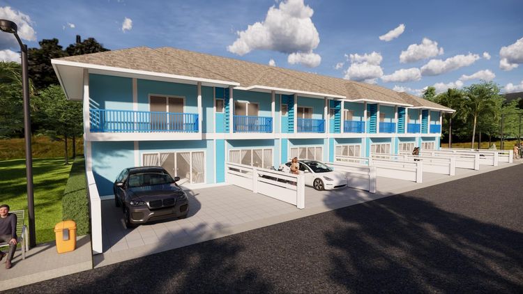 ภาพแบบบ้าน-ทาวน์โฮมสองชั้น