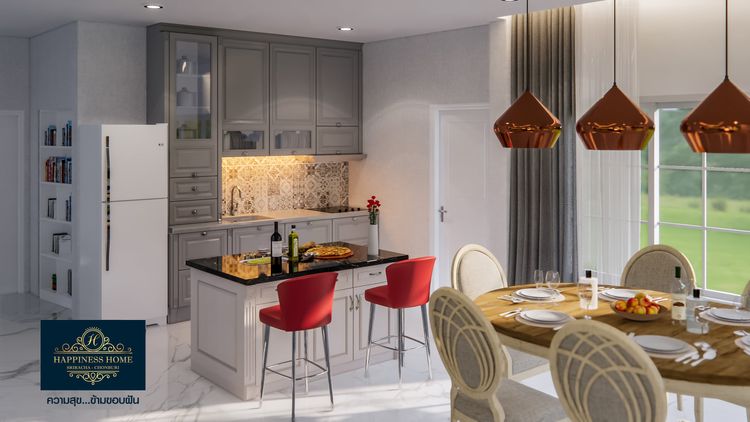 ภาพแบบบ้าน-Happiness Home ศรีราชา