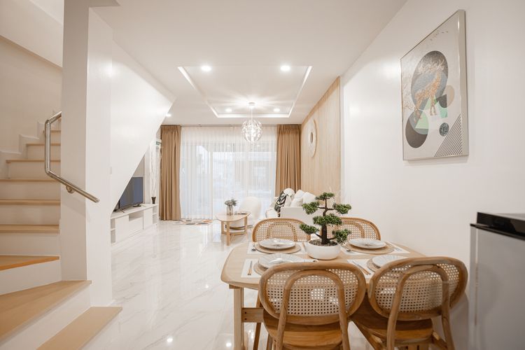 ภาพแบบบ้าน-ทาวน์โฮมสองชั้น สไตส์มินิมอล