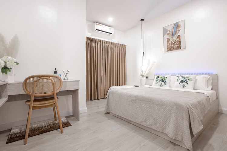 ภาพแบบบ้าน-ทาวน์โฮมสองชั้น สไตส์มินิมอล