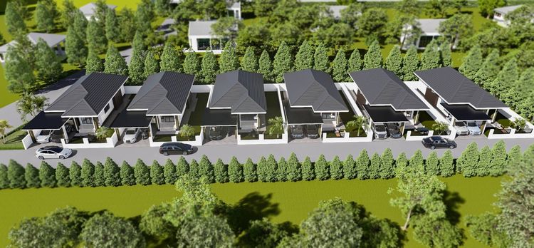 ภาพแบบบ้าน-บ้านเดี่ยว ชั้นเดียว