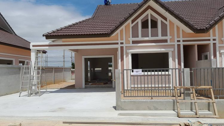 ภาพแบบบ้าน-บ้านแฝดชั้นเดียว