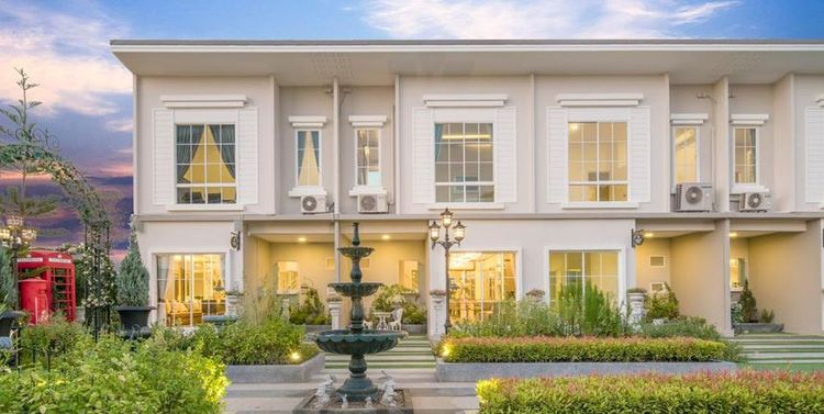 ภาพแบบบ้าน-ทาวน์โฮมสองชั้น