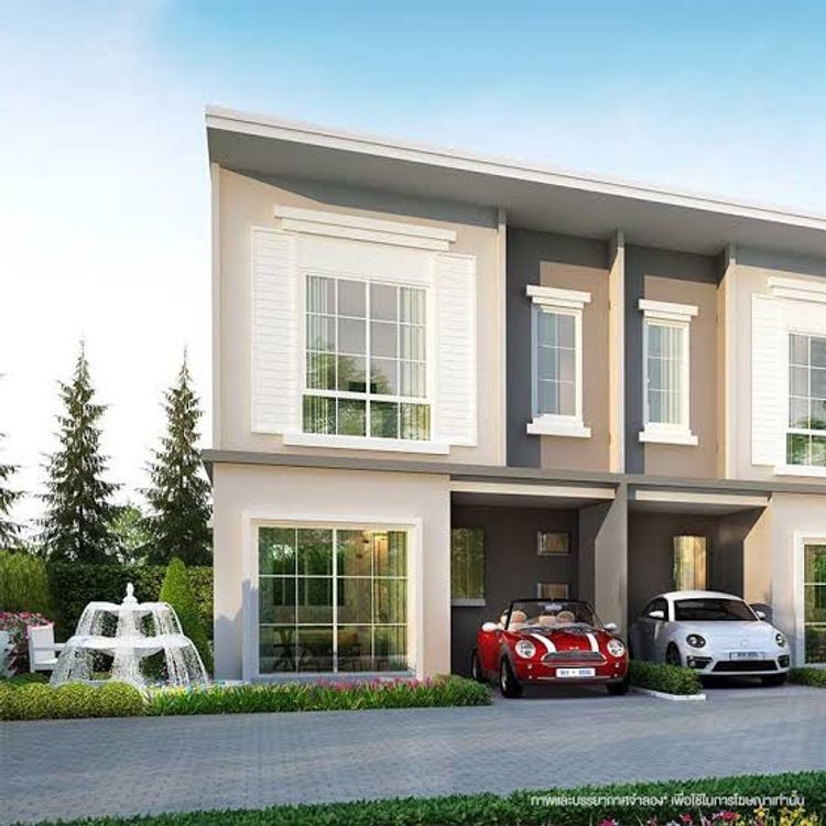 ภาพแบบบ้าน-ทาวน์โฮมสองชั้น