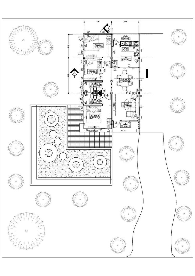 ภาพแบบบ้าน-บ้านสวนสวย