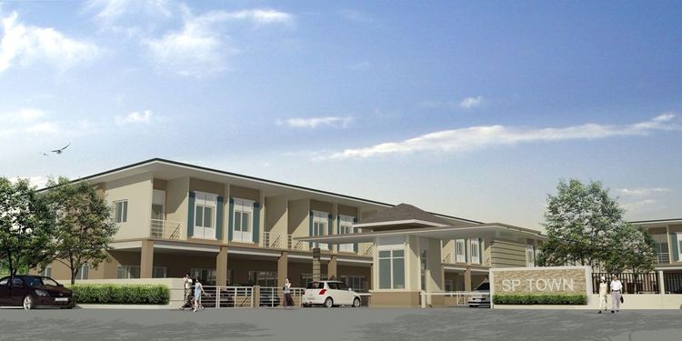 ภาพแบบบ้าน-ทาวน์โฮมสองชั้น