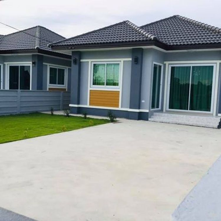 ภาพแบบบ้าน-บ้านเดี่ยว สไตล์บ้านแฝด