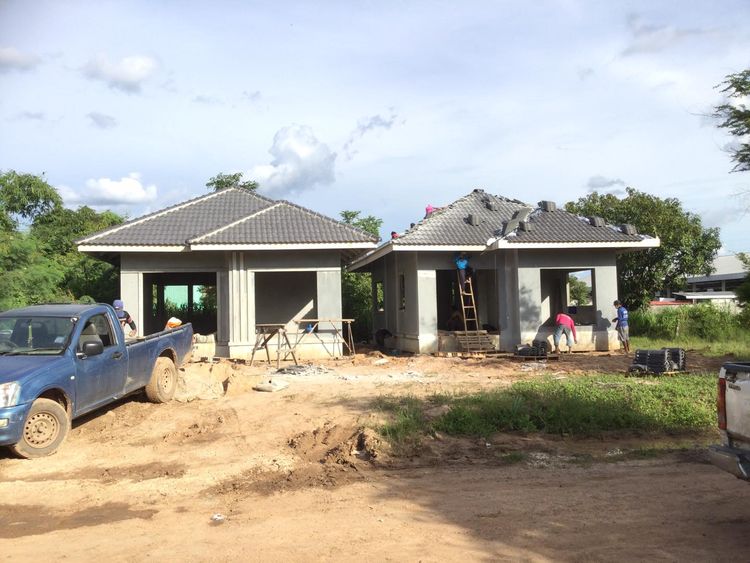 ภาพแบบบ้าน-บ้านเดี่ยว สไตล์บ้านแฝด