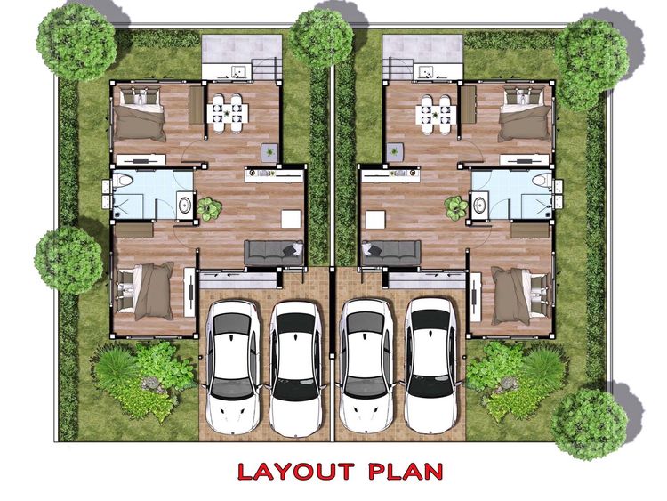 ภาพแบบบ้าน-บ้านเดี่ยว สไตล์บ้านแฝด