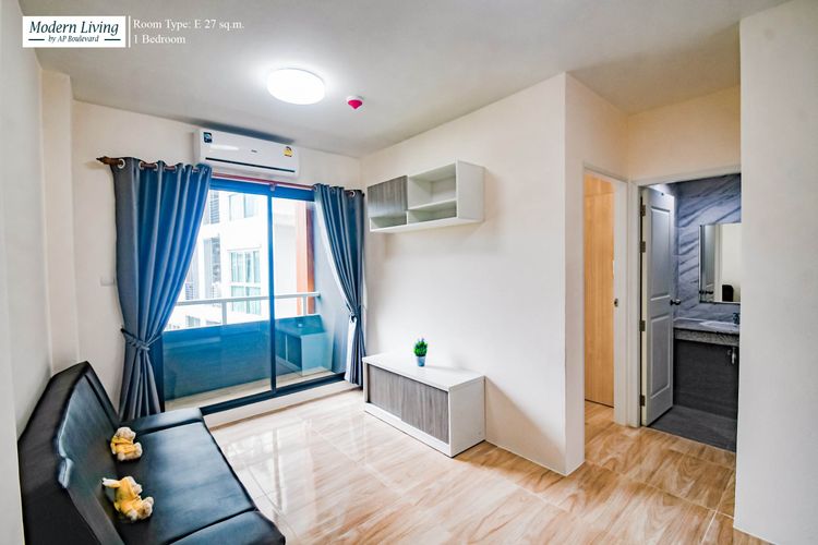 ภาพแบบบ้าน-1 Bedroom - 27 sqm.