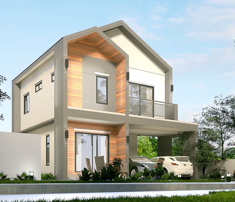 ภาพแบบบ้าน-บ้านเดี่ยวสองชั้น