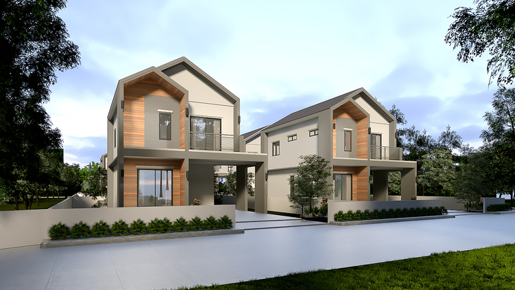 ภาพแบบบ้าน-บ้านเดี่ยวสองชั้น