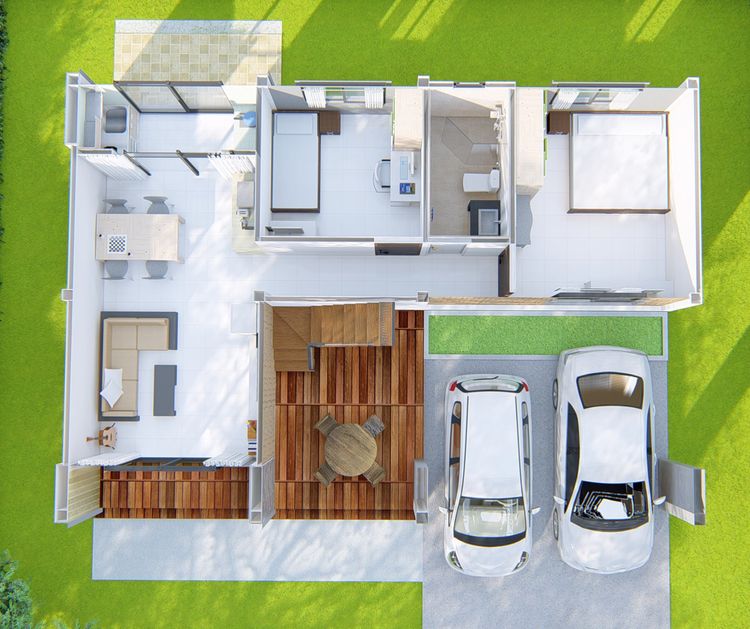 ภาพแบบบ้าน-บ้านเดี่ยว1ชั้น