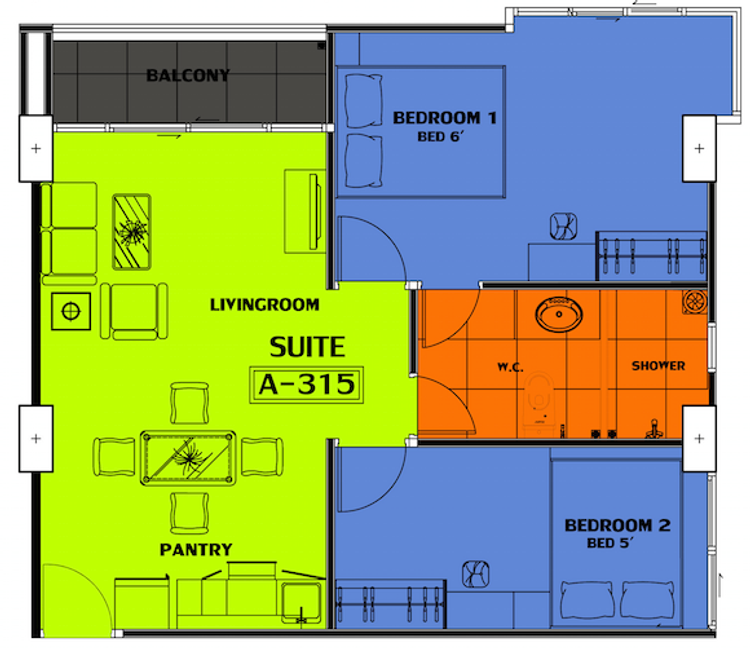 ภาพแบบบ้าน-SUITE A