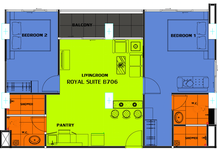 ภาพแบบบ้าน-ROYAL SUITE