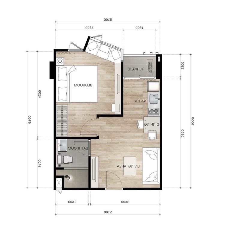 ภาพแบบบ้าน-1BEDROOM