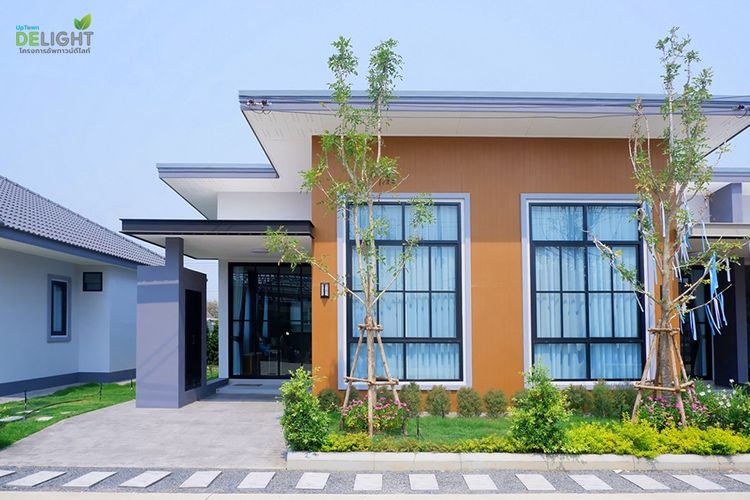 ภาพแบบบ้าน-ทาวน์โฮมชั้นเดียวแบบ D