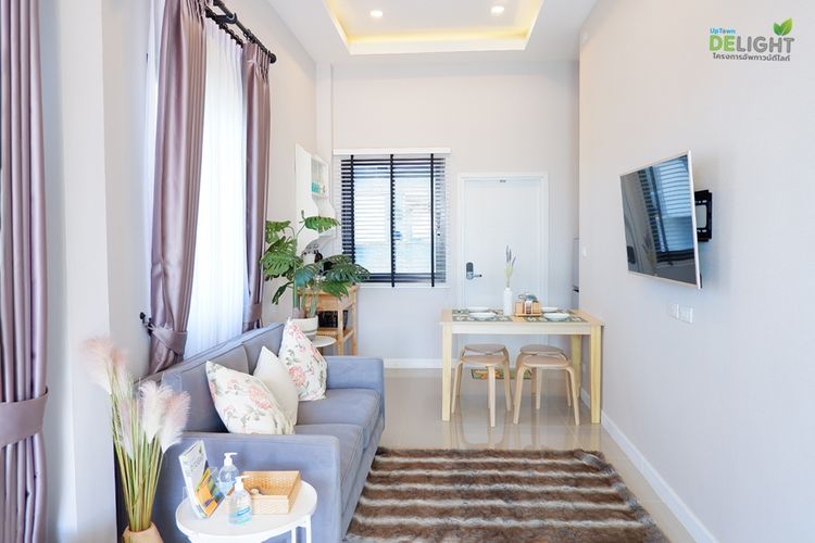 ภาพแบบบ้าน-ทาวน์โฮมชั้นเดียวแบบ D