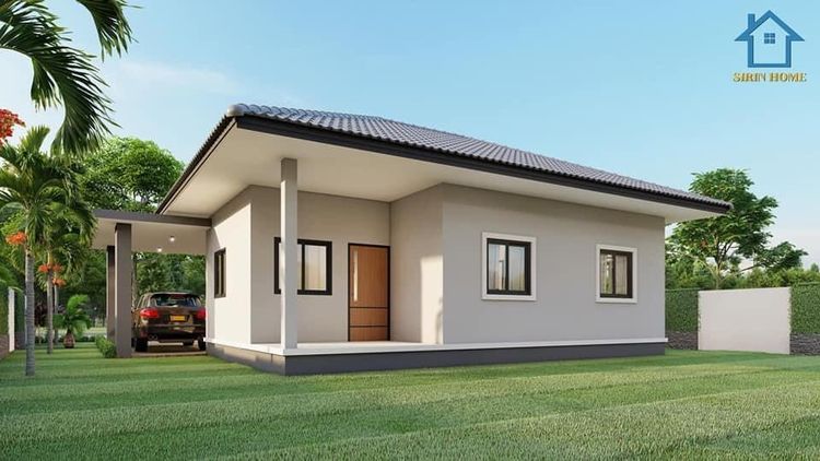 ภาพแบบบ้าน-บ้านเดี่ยวชั้นเดียว