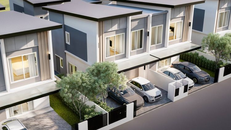 ภาพแบบบ้าน-บ้านแฝด