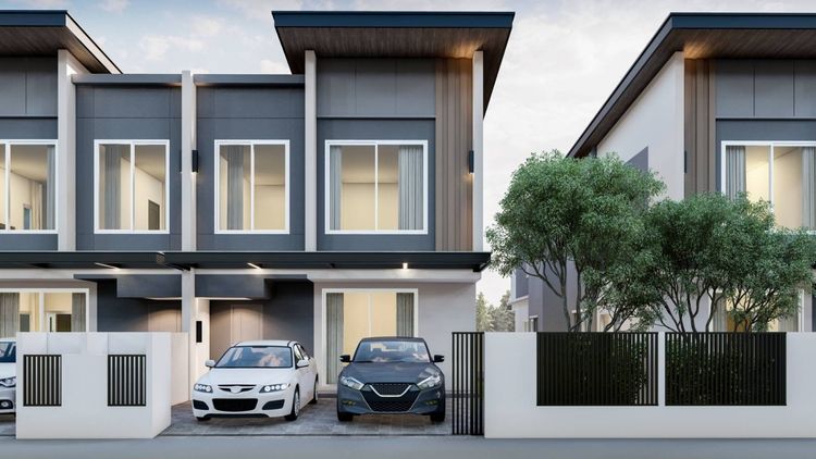 ภาพแบบบ้าน-บ้านแฝด