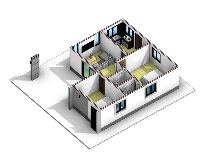 ภาพแบบบ้าน-2 ห้องนอน