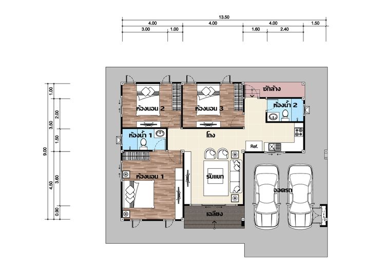 ภาพแบบบ้าน-คิริน วอเตอร์ ฟรอนท์