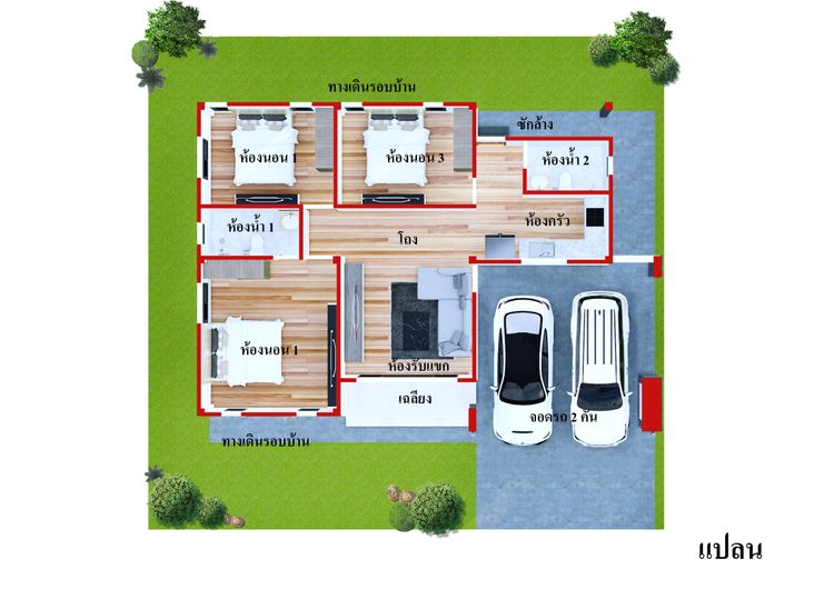 ภาพแบบบ้าน-คิริน วอเตอร์ ฟรอนท์