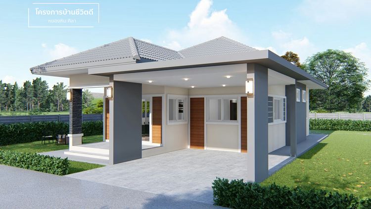 ภาพแบบบ้าน-โครงการบ้านชีวิตดี  The Great Life Khonkaen