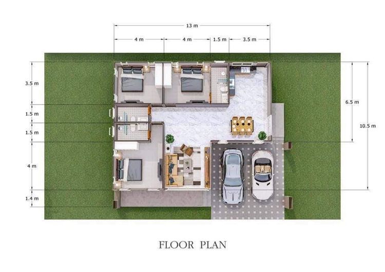 ภาพแบบบ้าน-หมู่บ้านโชคดีดอนบม