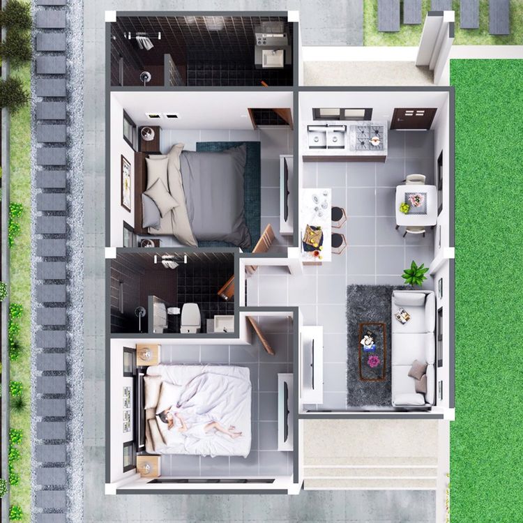 ภาพแบบบ้าน-ตระการตา วิลเลจ