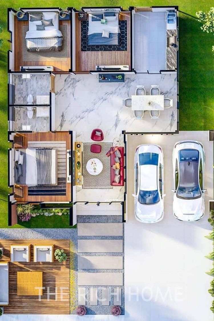 ภาพแบบบ้าน-The Gladio Village